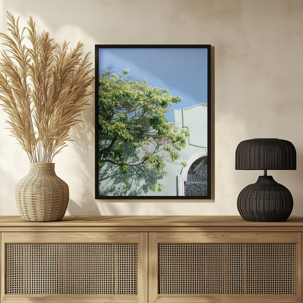 Pastel Oaxaca Architecture | Mexico travel photography Poster