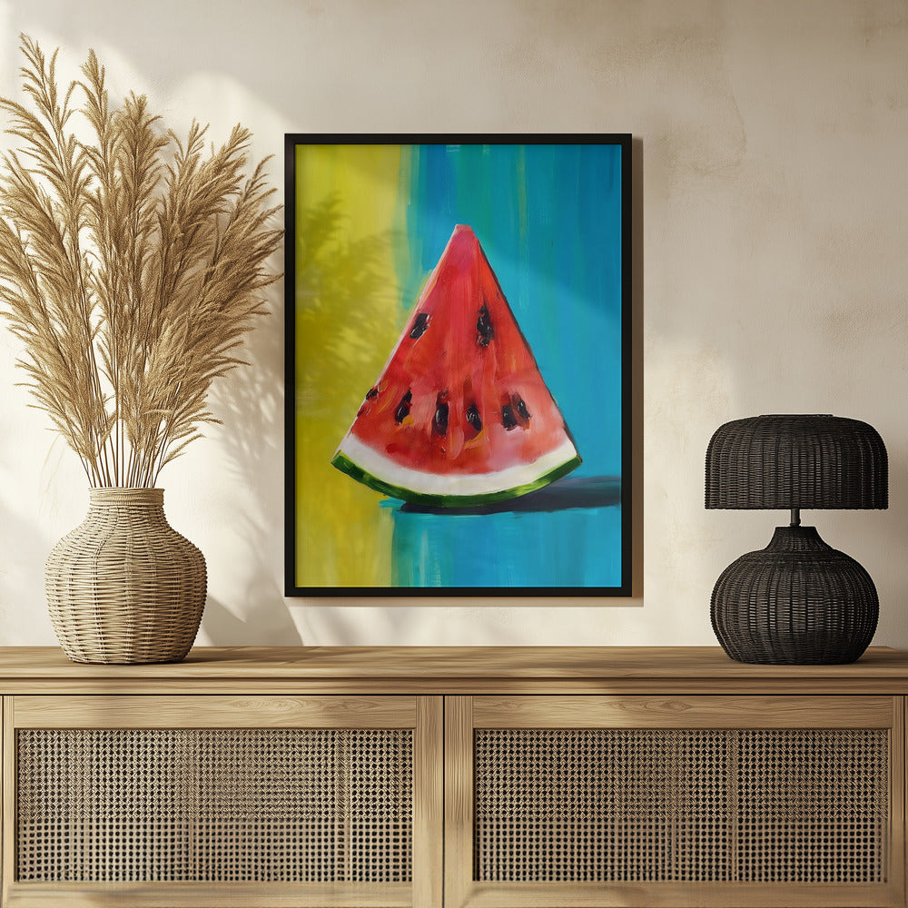 Watermelon Slice Poster