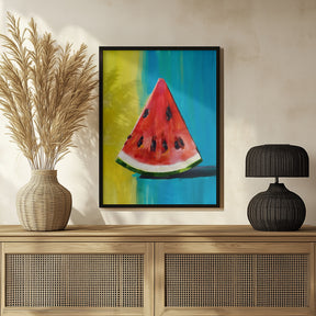 Watermelon Slice Poster