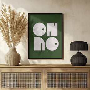 Oh No Green.psdratio 3x4 Print By Bohonewart Poster