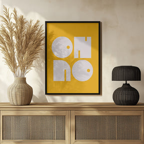 Oh No Yellowratio 3x4 Print By Bohonewart Poster