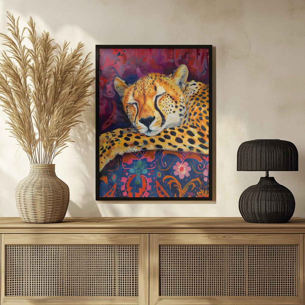 Resting Cheetah Poster