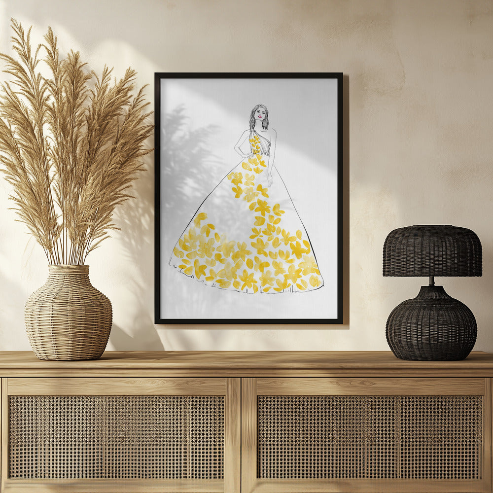 Oleta fashion illustration Poster