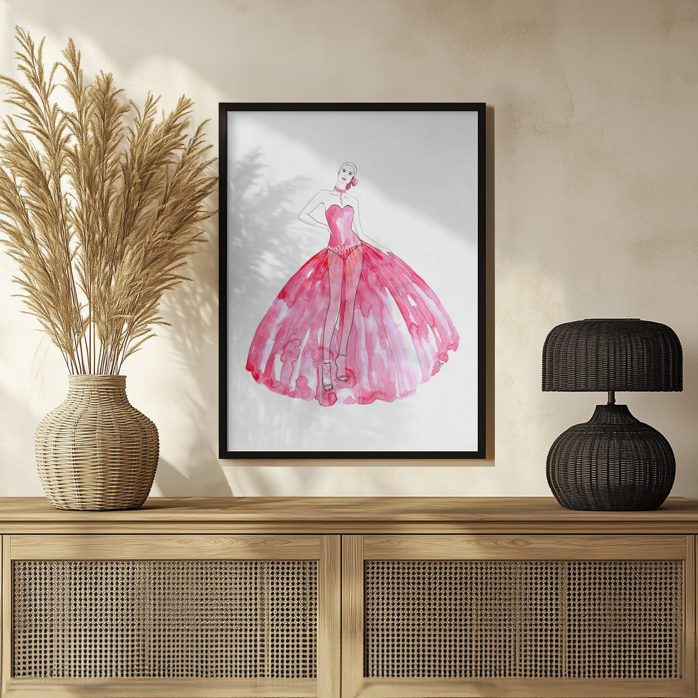 Beren fashion illustration Poster