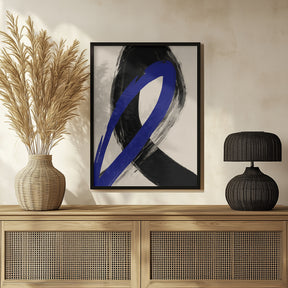 Black And Blue No 3 Poster