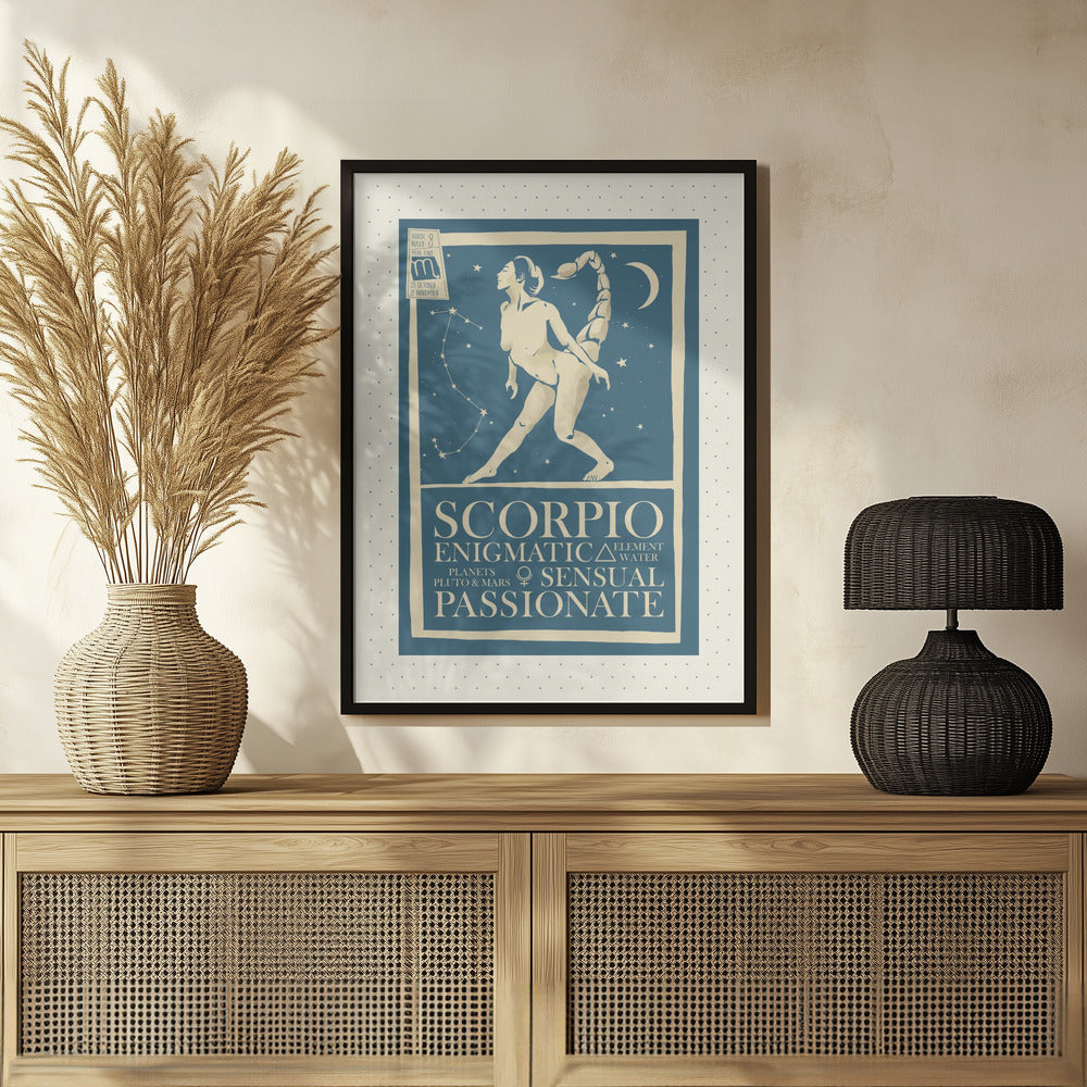 Scorpio Print Poster