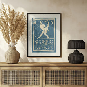 Scorpio Print Poster