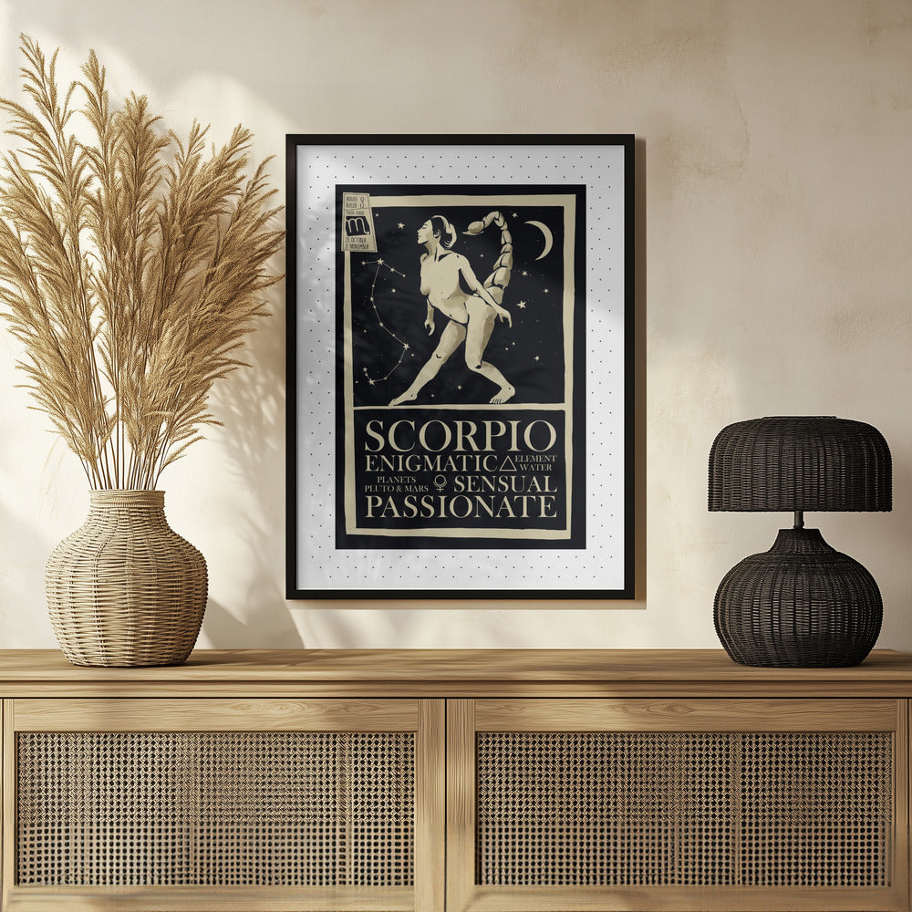 Scorpio Print Poster