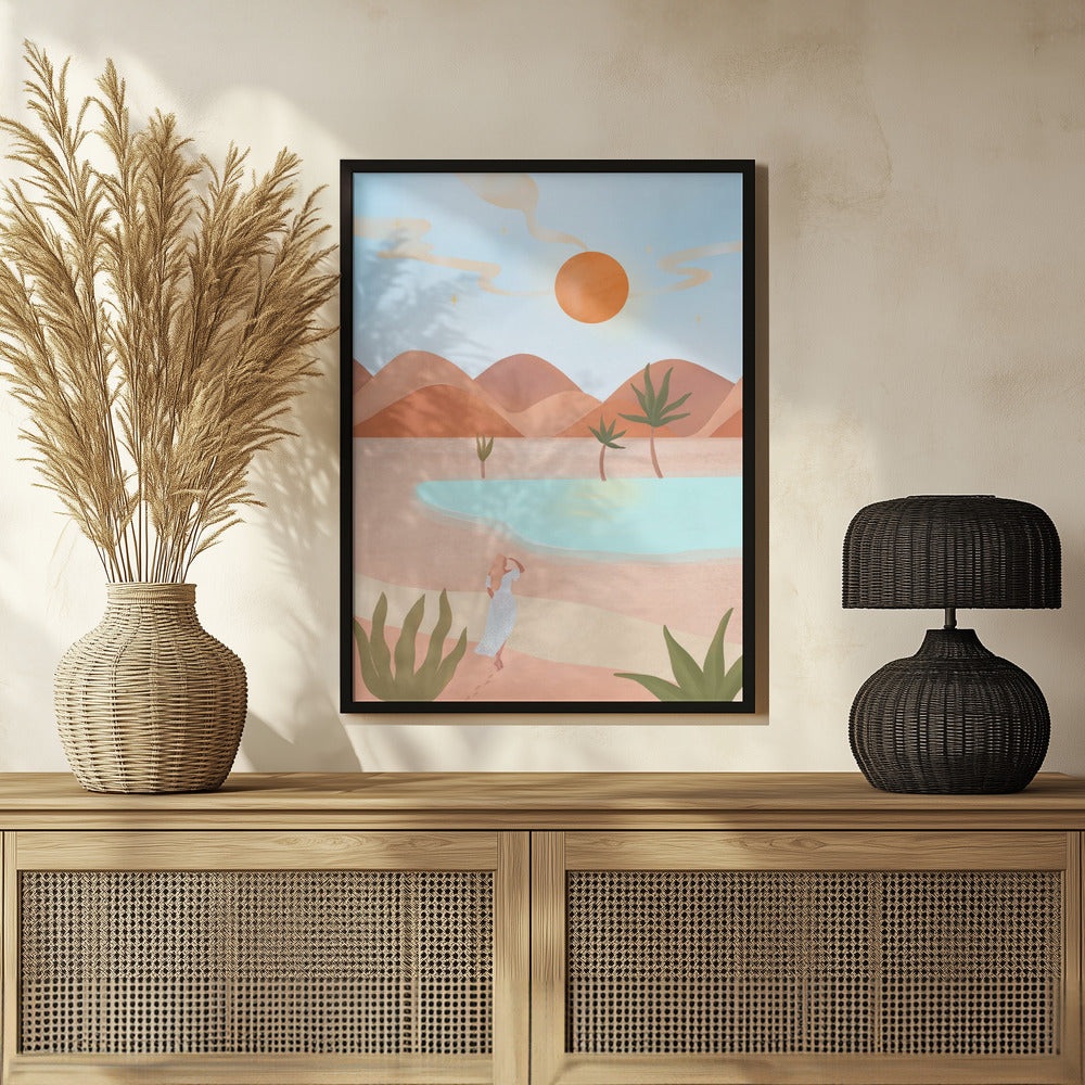 Desert Oasis Poster