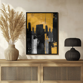 Big City Skyline Poster