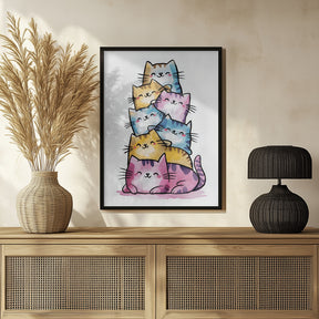 Happy Cats Poster