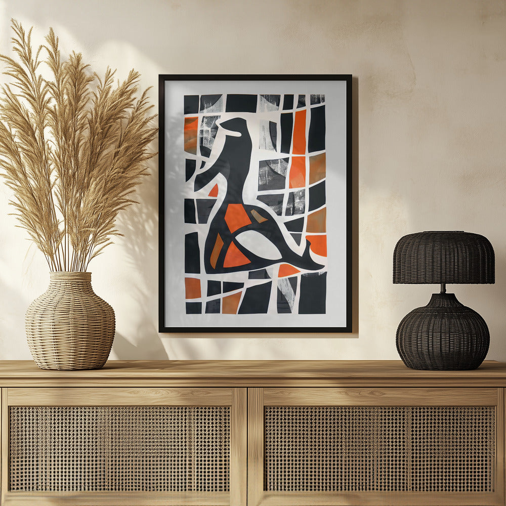 Geometric Aviary Poster