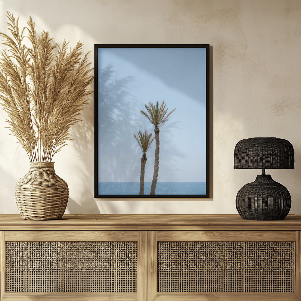 Moroccan Coast Palm Trees Poster