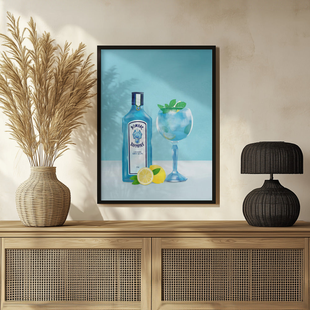 Gin Cocktail Poster