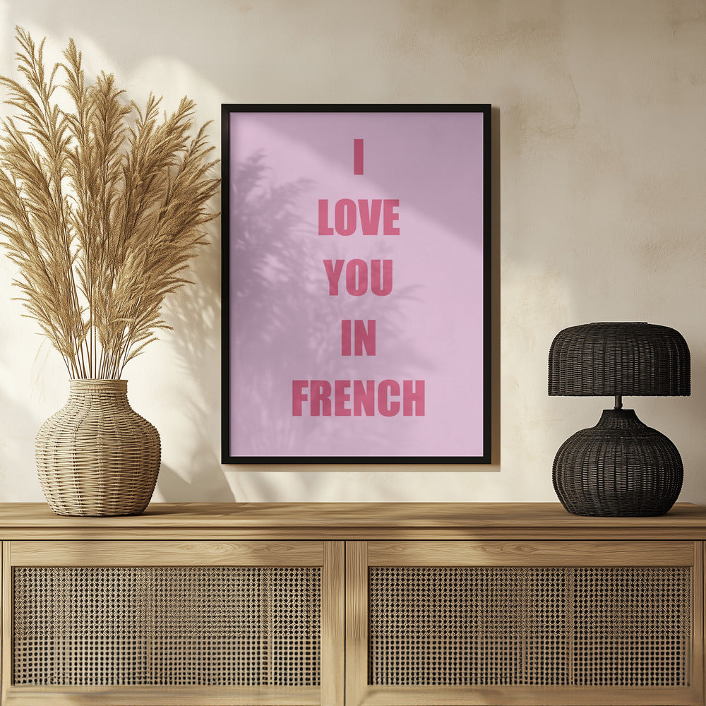 Frenchlovepink Ratioiso Poster