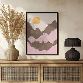 Abstractsunset Ratioiso Poster