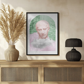 Ancientstatuepastel Ratioiso Poster