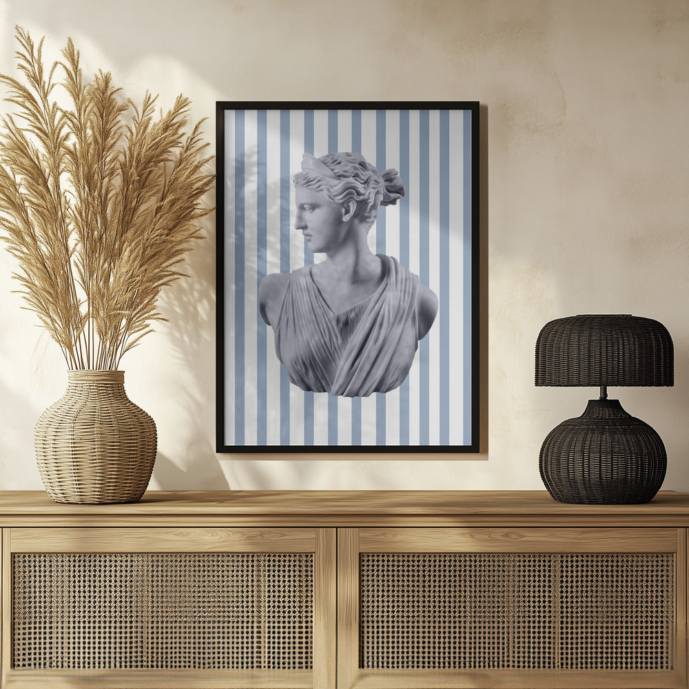 Artemisbluestripes Ratio2x3 Poster