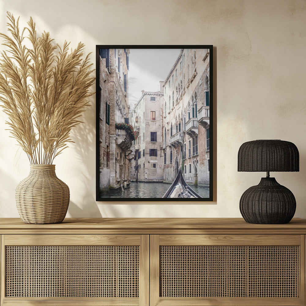 Venice Gondols and Houses