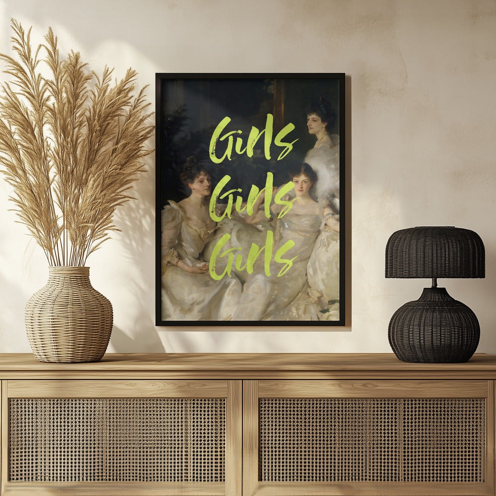 Girlsgirlsgirlsyellow Ratioiso Poster