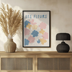 Lesfleursblue Ratio2x3 Poster