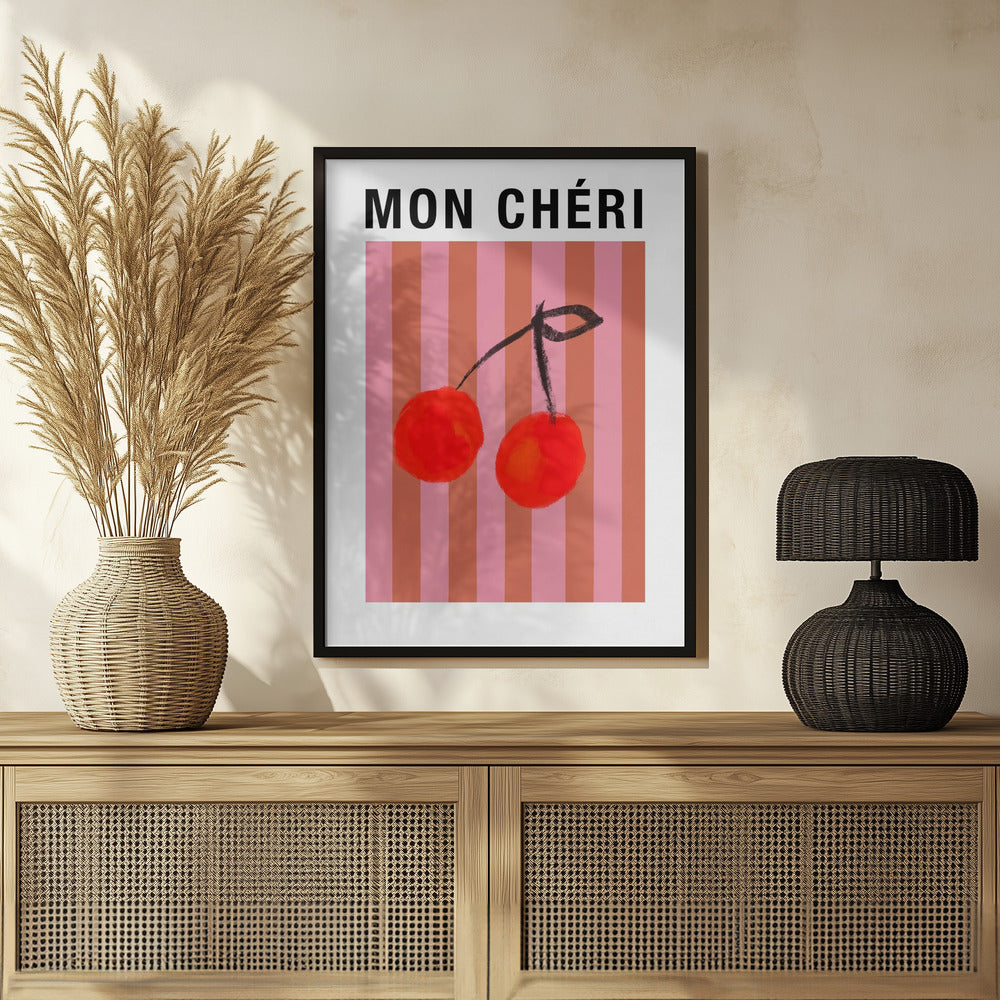 Stripedcherries Ratioiso Poster