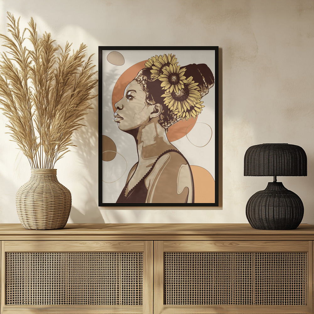 Nina Simone Portrait Poster