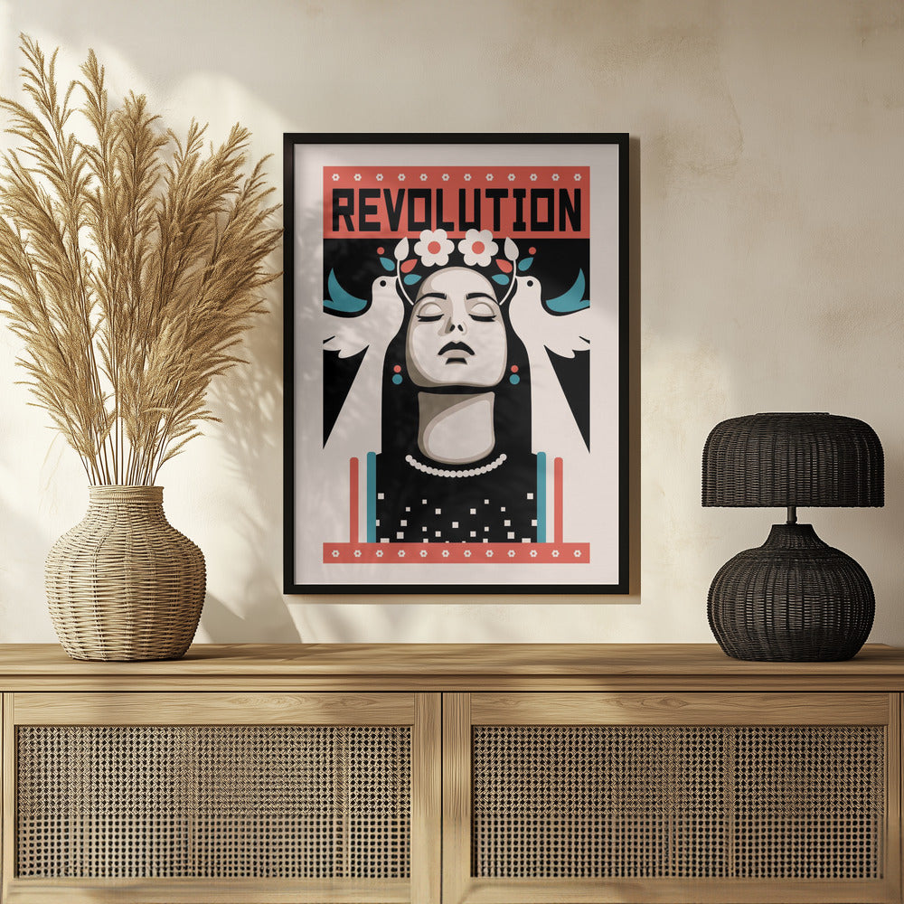 Revolution Activist Peace Poster