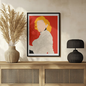 Marilyn Monroe Minimalist Pop Art Poster