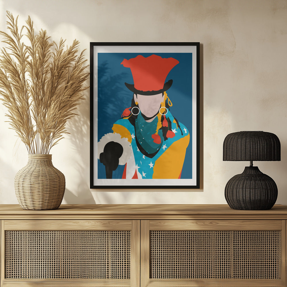 Boy George Minimalist Pop Art Poster