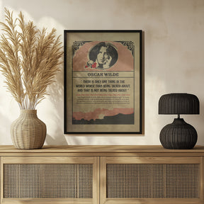 Oscar Wilde Print Poster