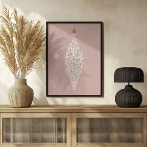 Ornament On Pink 2 Poster