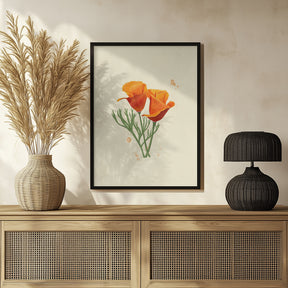 California Poppy Poster