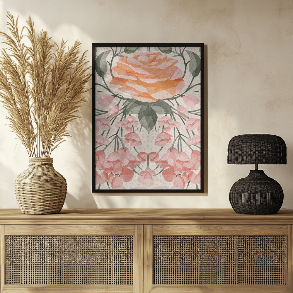 Pink Roses Poster