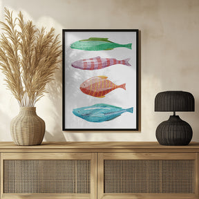 Colorful Fish Poster