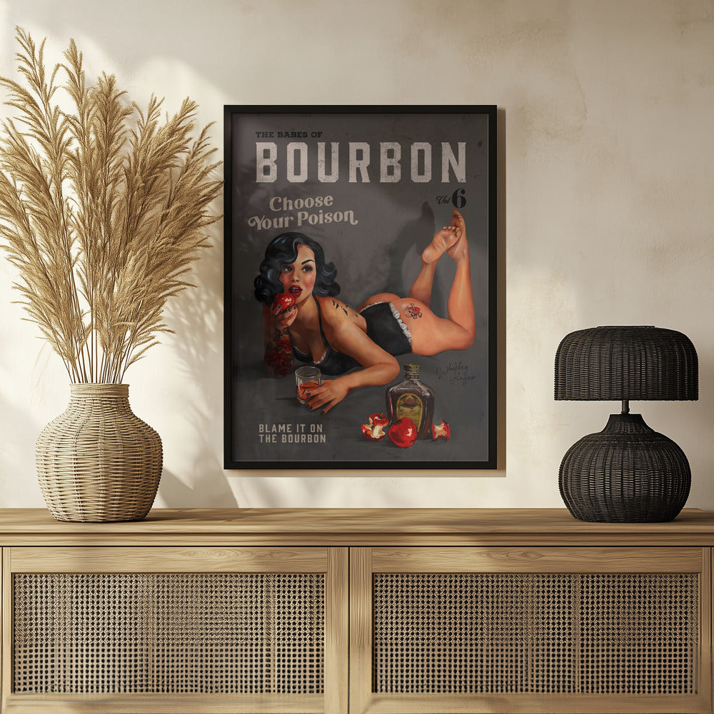 Babes of Bourbon Vol 6 Choose Your Poison Sexy Pinup Poster