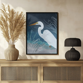 Egret Copy Poster