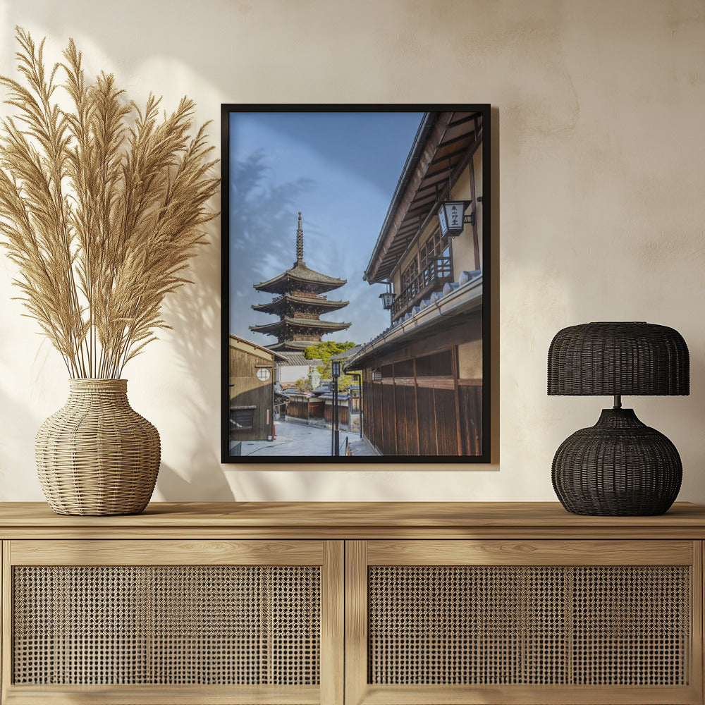 Historic Kyoto with Yasaka Pagoda Poster