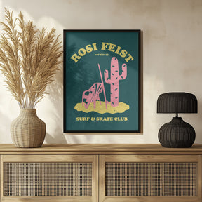 Rosi Feist Surf and Skate Club Poster