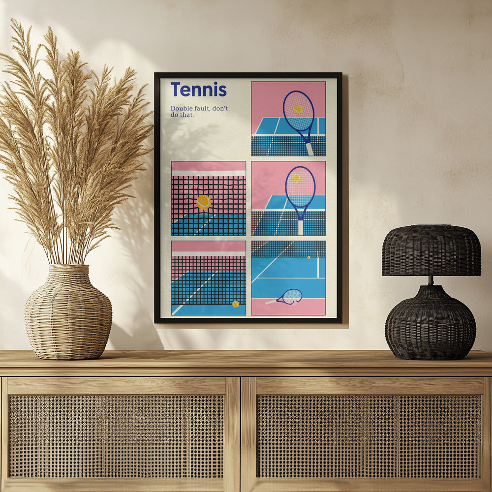 Poster Tennis Double Vault Poster