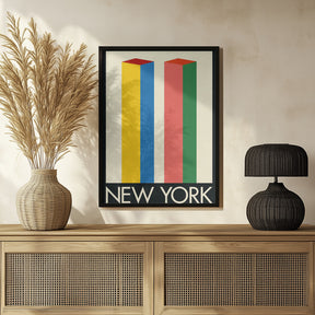 New York Twin Towers Poster