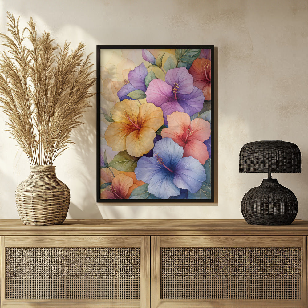 Magical Hibiscus Poster