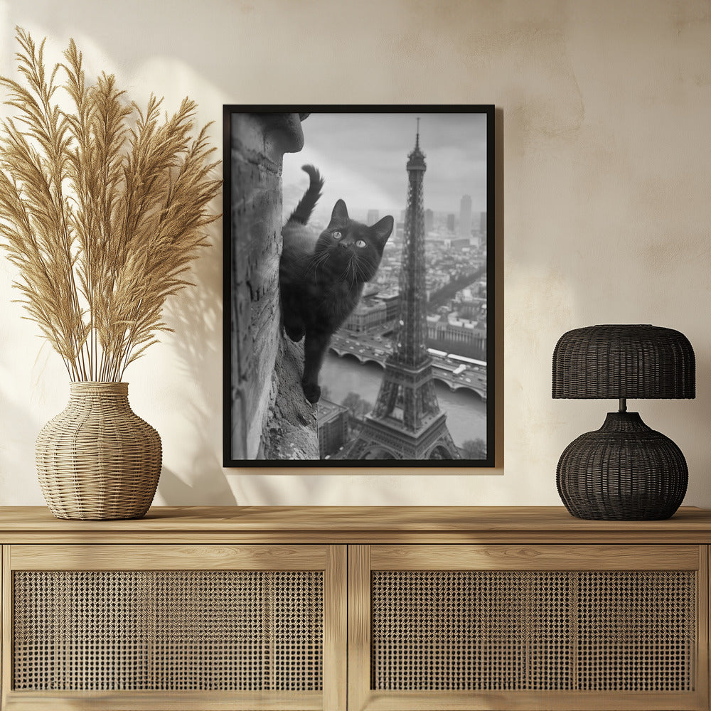 Kitty in Paris Poster