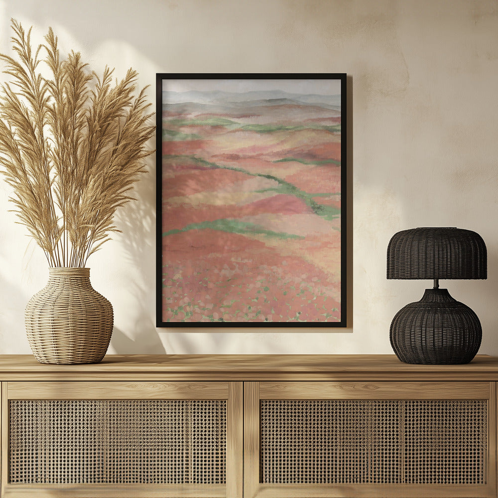 Ozias coral landscape Poster