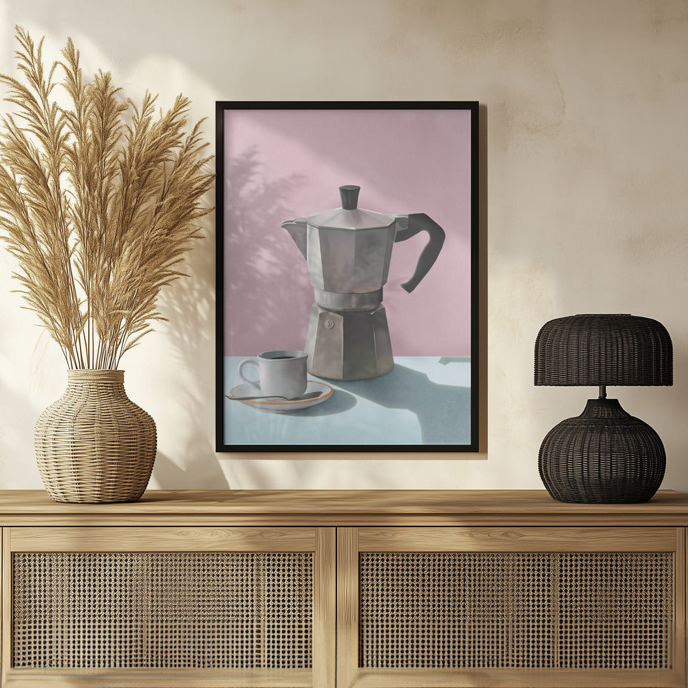 Moka Coffe Pot Poster