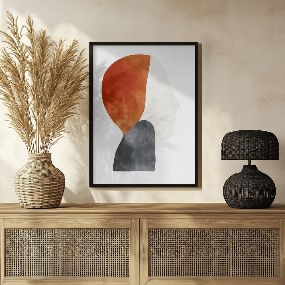 Abstract Minimalist Shapes No 2 Poster