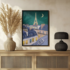 Paris at Night Poster