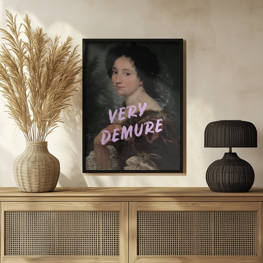 Demure Lady Poster