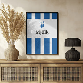 Mjölk Röd Poster