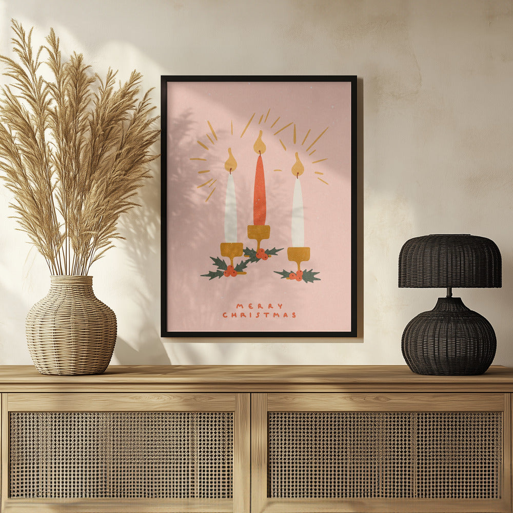 Christmas Candles Poster